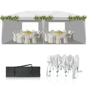 Ktaxon 10'X20' Pop up Wedding Party Tent Foldable Gazebo Canopy White